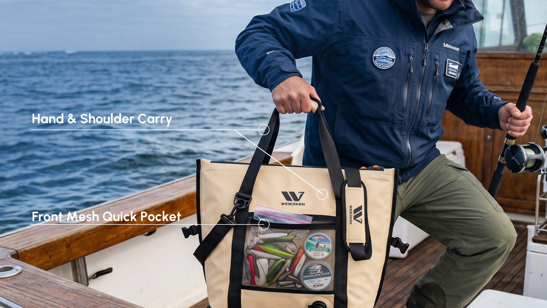 custom fish cooler bag OEM